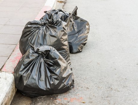 Recycling bins on a North London street