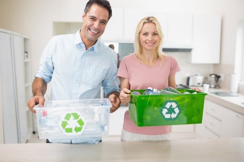 Eco-friendly rubbish removal services in action in North London